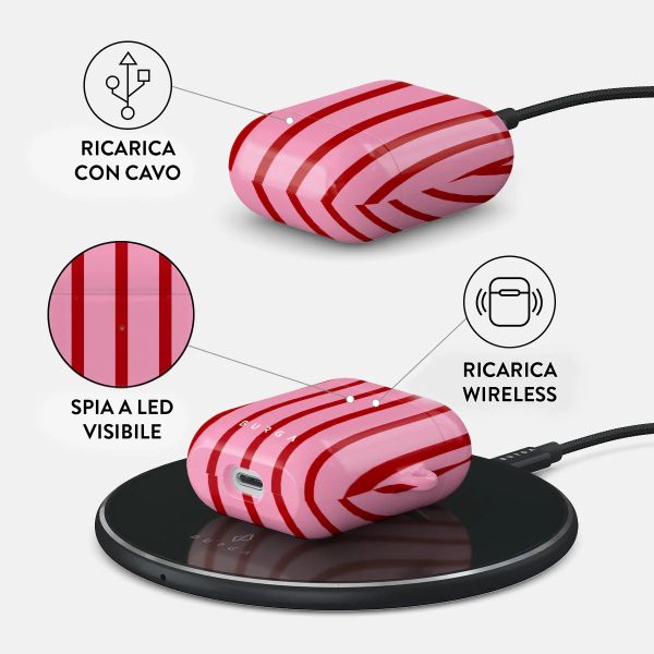 Burga Custodia rigida Apple AirPods 1 / 2 - Favorite Bikini