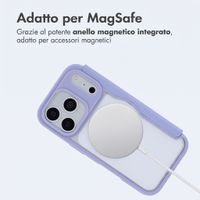 imoshion Bookcase trasparente con MagSafe Apple iPhone 18 Pro Max / 17 Pro Max - Lilla