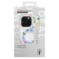 iDeal of Sweden Cover Trasparente con MagSafe Apple iPhone 16 Pro Max - Artistic Garden