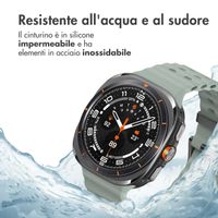 imoshion Cinturino Ocean in silicone Samsung Galaxy Watch Ultra (2024/2025) - Grayish Green