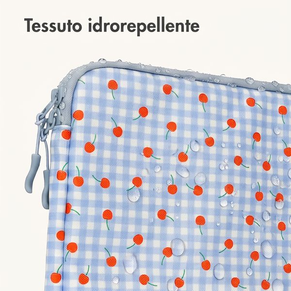 imoshion Custodia per laptop Design 15-16 pollici - Cherry Check