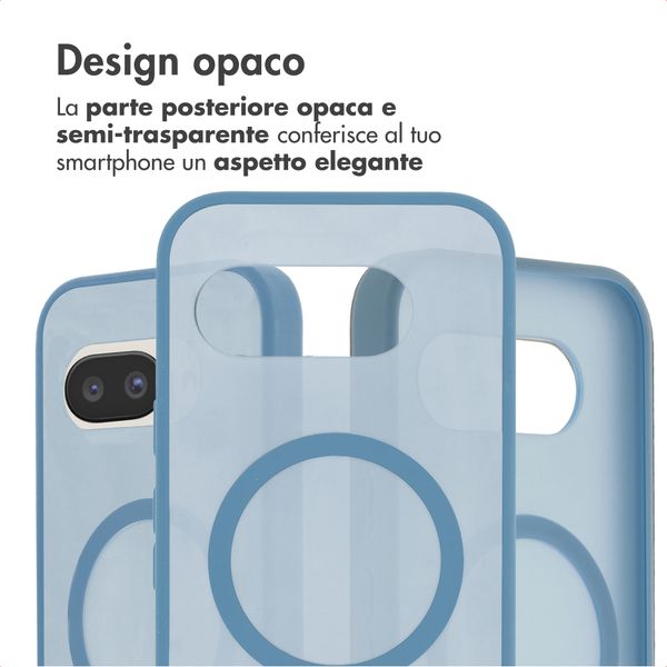 imoshion Cover posteriore Color Guard con MagSafe Google Pixel 9A - Azzurro