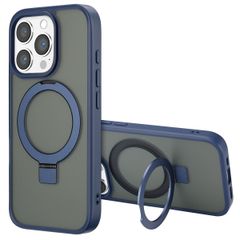 Accezz Cover con anello e supporto con MagSafe Apple iPhone 16 Pro - Blu