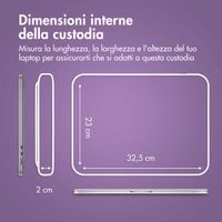 imoshion Cover per laptop 14 pollici - Laptopsleeve con tasca - Sandstone