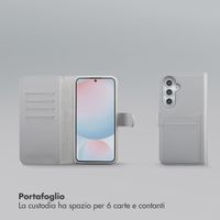 Selencia Libreria rimovibile Olyn con MagSafe Samsung Galaxy S24 FE - Grigio