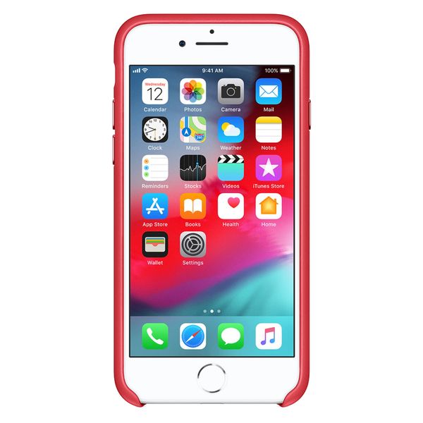 Apple Cover in Pelle iPhone SE (2022 / 2020) / 8 / 7 - Red