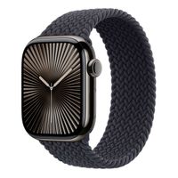 Apple Cinturino Solo intrecciato Apple Watch | 44/45/46/49 mm - Taglia 4 - Midnight