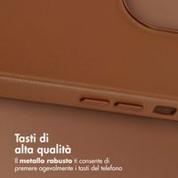 Accezz Cover in Pelle con MagSafe Apple iPhone 13 Pro - Sienna Brown