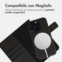 imoshion Cover a libro di lusso 2-in-1 rimovibile Apple iPhone 13 Pro - Nero