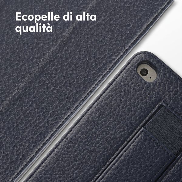 Accezz Trifold Bookcase met handstrap Apple iPad Mini 5 (2019) / Mini 4 (2015) - Donkerblauw