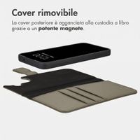 imoshion Cover a libro di lusso 2-in-1 rimovibile Samsung Galaxy A27 (5G) - Verde