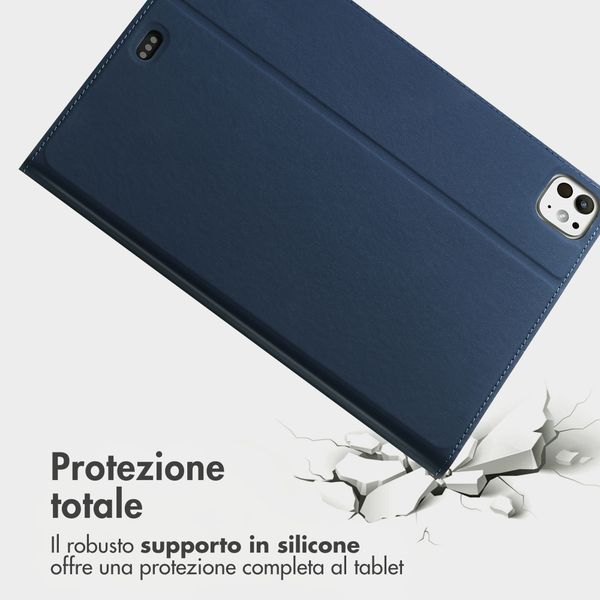 Accezz Cover Tablet Classica Apple iPad Pro 11 (2025) M5 / (2024) M4 - Blu scuro