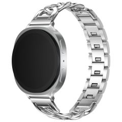 Selencia Cinturino Chain Samsung Galaxy Watch 9 (40/44mm) / Watch 8 (40/44mm) / Classic (46mm) - Argento