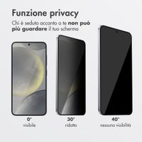 Accezz Vetro temperato privacy + Applicatore Samsung Galaxy S25 / S24