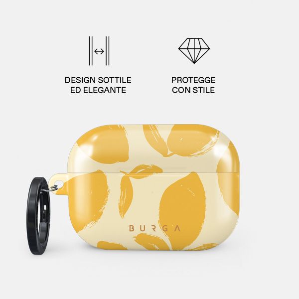 Burga Custodia rigida Apple AirPods Pro 2 - Lemon Tart