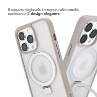 Accezz Cover con anello e supporto con MagSafe Apple iPhone 13 Pro - Grigio