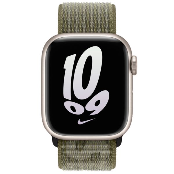 Apple Cinturino Nike Sport Loop Apple Watch | 38/40/41/42 mm - Sequoia / Pure Platinum