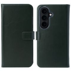 Selencia Cover a libro in vera pelle Samsung Galaxy S26 - Verde