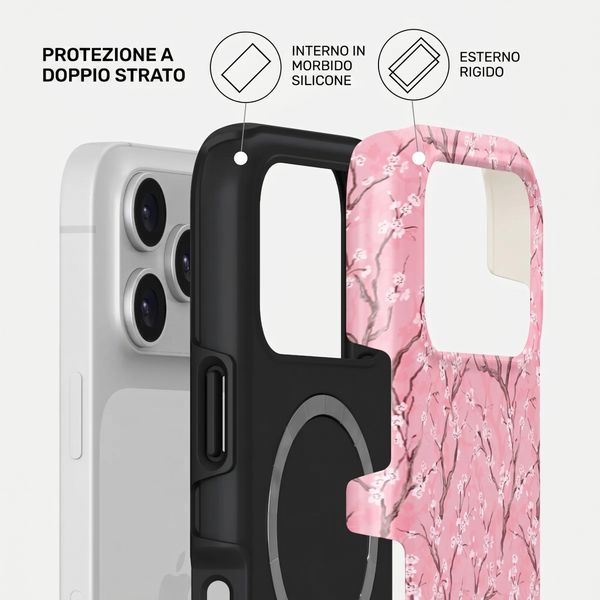 Burga Cover Posteriore Resistente con MagSafe Apple iPhone 17 Pro Max - Sakura