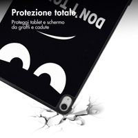 imoshion Cover Trifold Design Apple iPad Air 13 pollici (2026) M4 / (2025) M3 / (2024) M2 - Don't touch