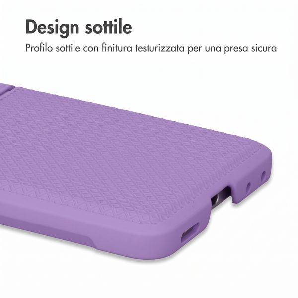 Accezz Cover Grid Samsung Galaxy Z Flip 8 - Lilla