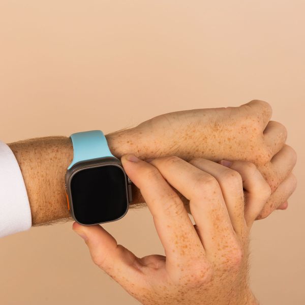 imoshion Cinturino in silicone⁺ Apple Watch | 44/45/46/49 mm - Taglia M/L - Sapphire Blue
