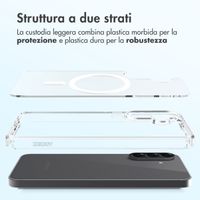 Accezz Cover posteriore Xtreme Impact con MagSafe Samsung Galaxy A56 - Trasparente