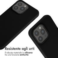 imoshion Cover in Silicone con Cordino Apple iPhone 15 Pro Max - Nero