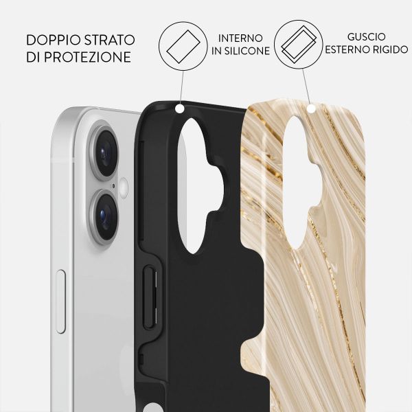 Burga Cover Posteriore Resistente Apple iPhone 16 - Full Glam