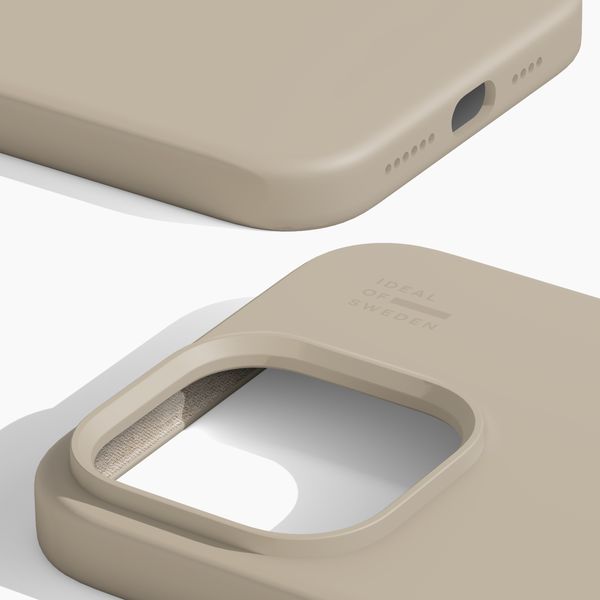 iDeal of Sweden Cover in silicone con MagSafe Apple iPhone 14 Pro - Beige