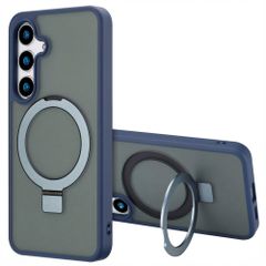 Accezz Cover con anello e supporto con MagSafe Samsung Galaxy S24 Plus - Blu