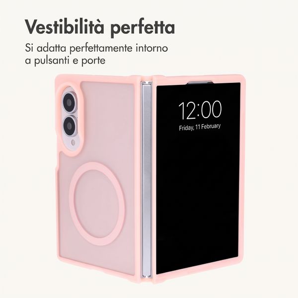 imoshion Cover posteriore Color Guard con MagSafe Samsung Galaxy Z Fold 8 - Rosa chiaro