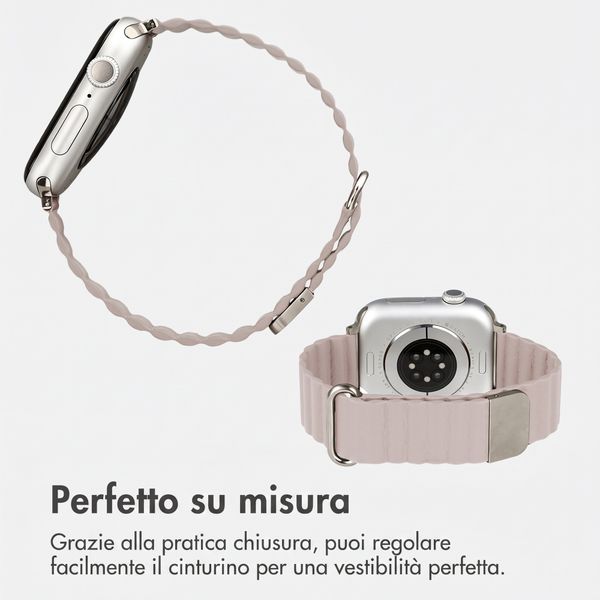 imoshion Cinturino magnetico in pelle sintetica Apple Watch | 38/40/41/42 mm - Beige