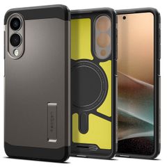 Spigen Cover Posteriore Corazzata Tough con MagSafe Samsung Galaxy S25 Edge - Gunmetal