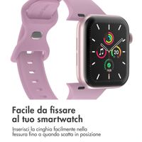 imoshion Cinturino in silicone⁺ Apple Watch | 38/40/41/42 mm - Taglia S/M - Mauve