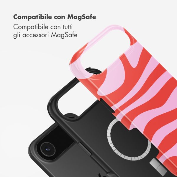 Selencia Cover posteriore Vivid con MagSafe Apple iPhone Air - Dream Swirl Pink