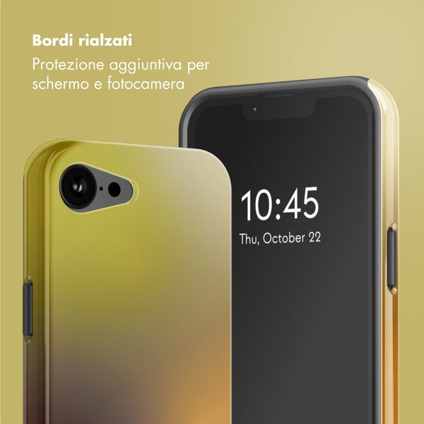 Selencia Cover posteriore Vivid con MagSafe Apple iPhone 17e / 16e - Gradient Olive Dust