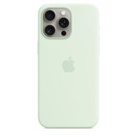 Apple Cover Posteriore in Silicone con MagSafe Apple iPhone 15 Pro - Soft Mint