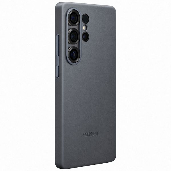 Samsung Cover originale KindSuit in pelle vegana Samsung Galaxy S25 Ultra - Nero