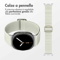 imoshion Cinturino in nylon elastico Samsung Galaxy Watch 8 (40/44mm) / Classic (46mm) - Beige