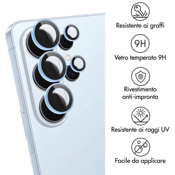 imoshion 2 Pack protezione lente fotocamera per Samsung Galaxy S26 Ultra - Sky Blue