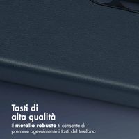 Accezz Cover in Pelle con MagSafe Samsung Galaxy S24 - Nightfall Blue