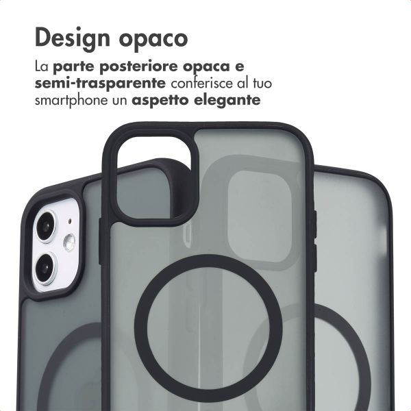 imoshion Cover posteriore Color Guard con MagSafe Apple iPhone 11 - Nero