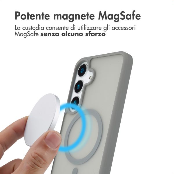 imoshion Cover posteriore Color Guard con MagSafe Samsung Galaxy S25 Plus - Grigio