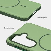 imoshion Cover posteriore Color con Thin MagSafe Ring Samsung Galaxy S25 / S24 - Verde scuro