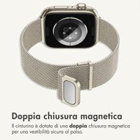 imoshion Cinturino milanese magnetico Apple Watch | 44/45/46/49 mm - Starlight