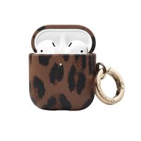 Selencia Cover Sabi stampa pantera  Apple Airpods 1 / 2 - Mocha Brown
