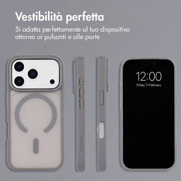 imoshion Cover posteriore Color Guard con MagSafe Apple iPhone 18 Pro / 17 Pro - Grigio