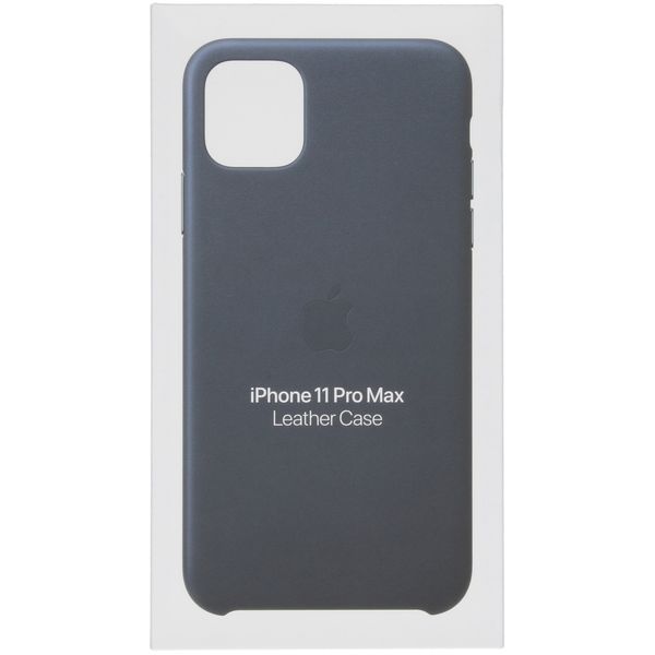 Apple Cover in Pelle iPhone 11 Pro Max - Midnight Blue