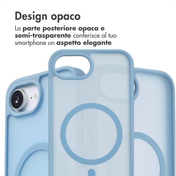 imoshion Cover posteriore Color Guard con MagSafe Apple iPhone 17e / 16e - Azzurro